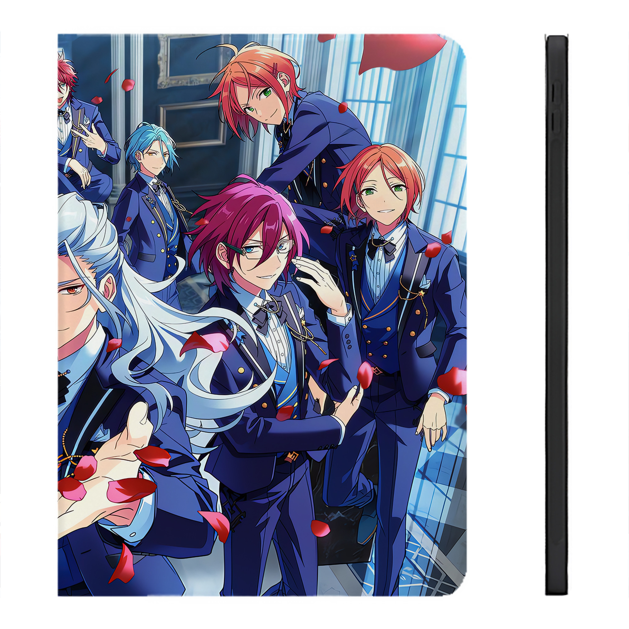 （画像用） あんさんぶるスターズ! Ensemble Stars IPadケース ペンホルダー付き ブックスタイルデザイン